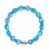 Fleurs de bleuet | Argent sterling 925 | Bracelet en verre Firefly